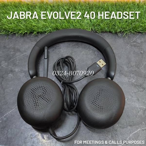 Jabra Evolve Evolve2 65 40 30 20 75 85 Headphone Headset Clear 19