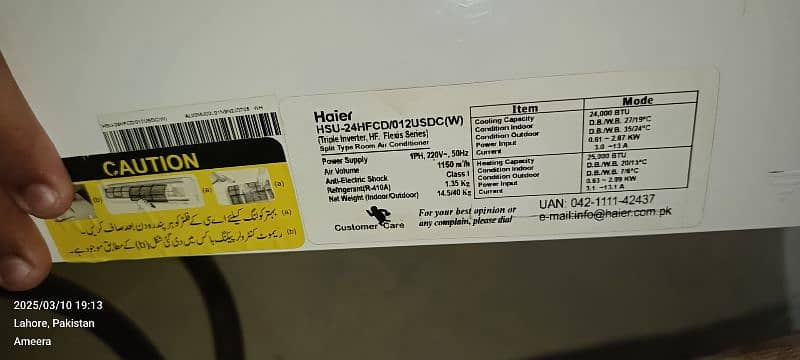 Haier Ac 2 ton 0