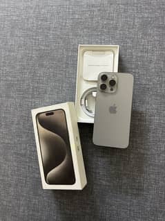 Iphone 15 pro max Pta approved 256 gb natural titanium