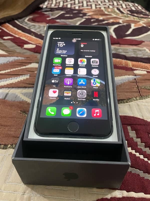 IPhone 8 plus PTA Approved 64 Gb Black Colour condition 10 by 8 4