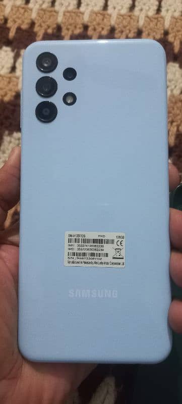 Samsung A13, 4gb ram 128 room original pta approved 6