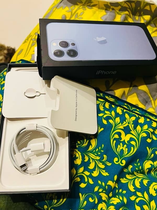 Iphone 13 pro max with box and accessories 6