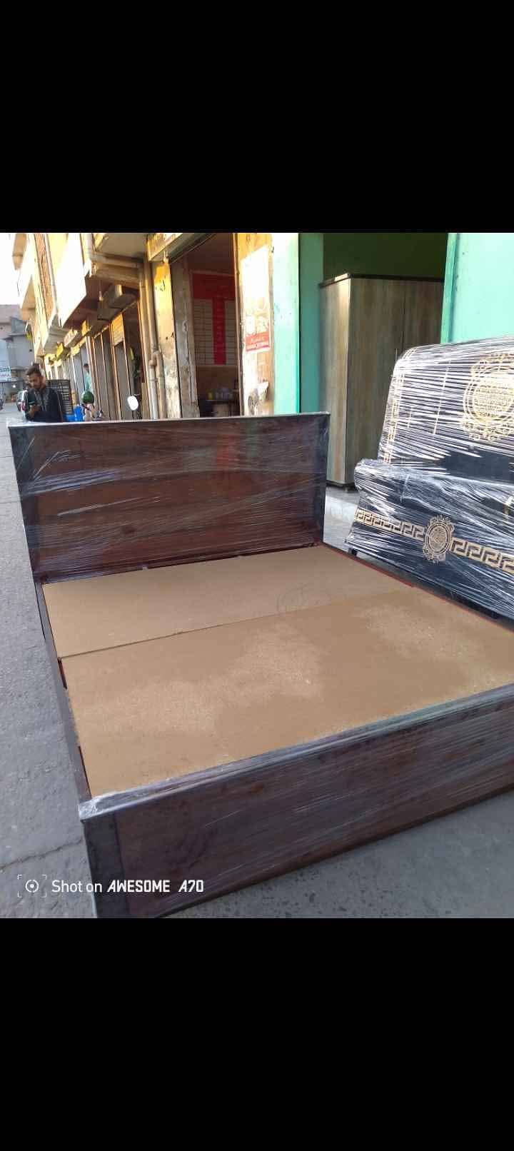 Bed/Double bed/single bed/king size bed/wooden bed/Shisham bed/Furnitu 8