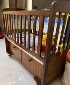 baby crib/cot with mattress