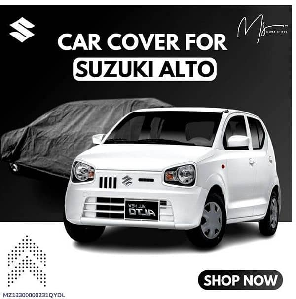 Alto car cover | visibility and weather resistant feature 0