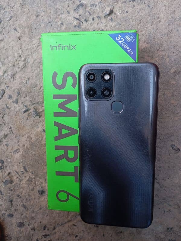 Infinix smart 6 with box 0