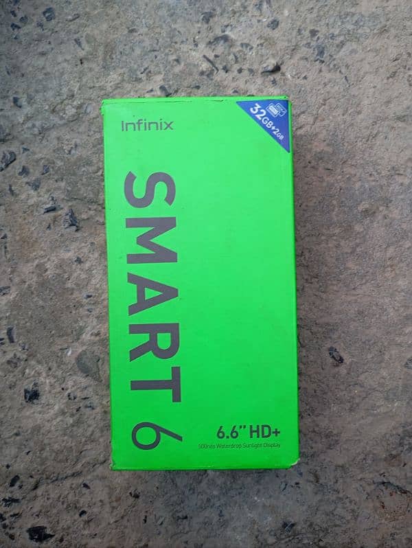 Infinix smart 6 with box 5