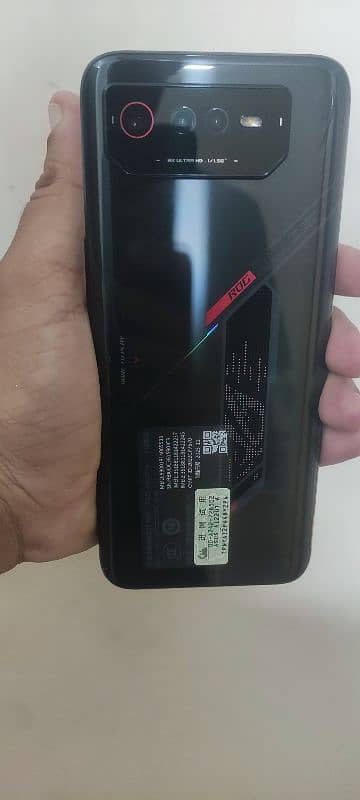 Asus Rog 6 box pack phone for sale. 12gb/256gb. pubg 120fps 3