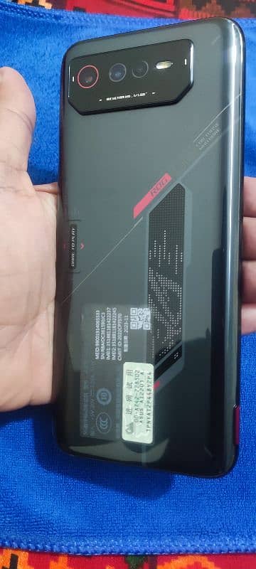 Asus Rog 6 box pack phone for sale. 12gb/256gb. pubg 120fps 9