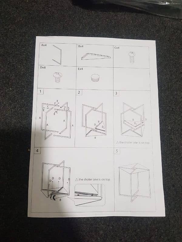 Steel Square Table 7