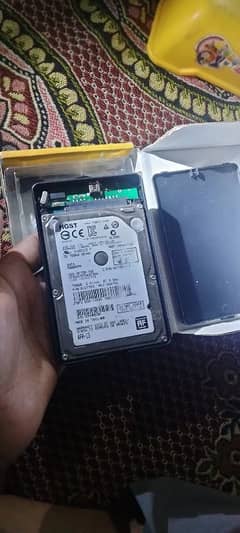 750gb hard with external case