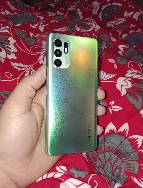 oppo reno 6 with box 8+8/ 128 1