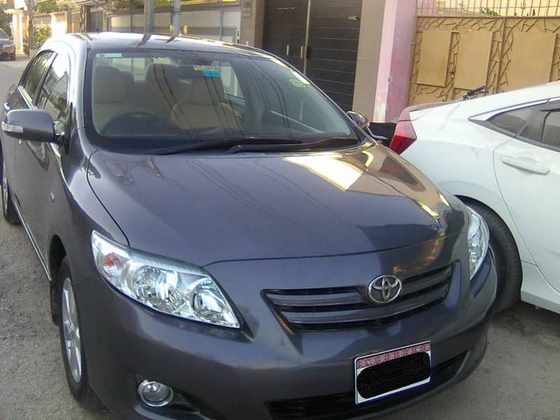 TOYOTA COROLLA GLi MODEL 2009 METALLIC GREY COLOUR BEHTREEN CONDITION 16