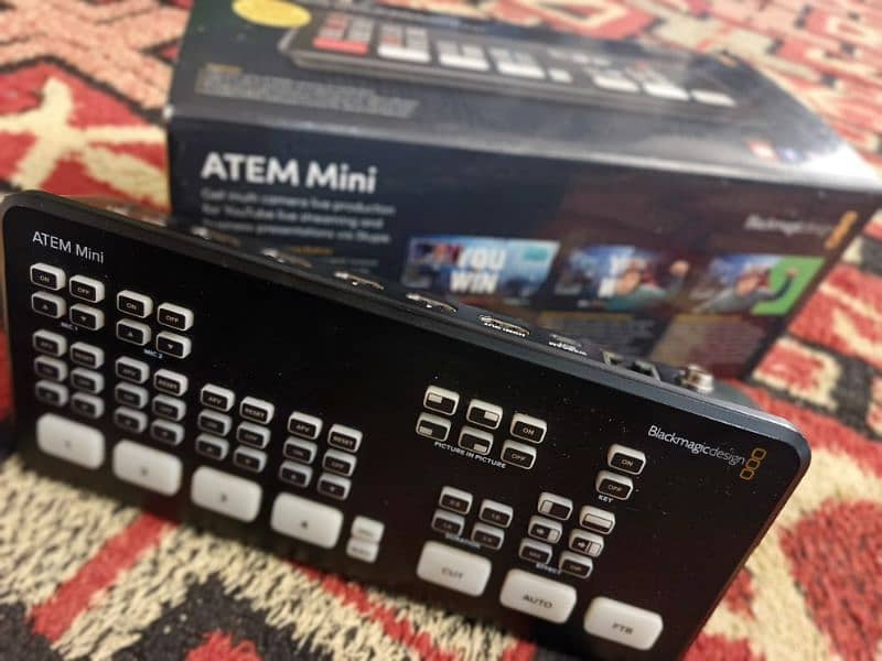 Blackmagic Atem Mini for Live Streaming 1