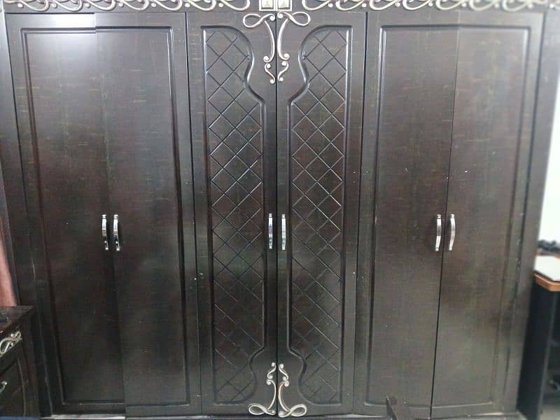 complete Bed set with wardrobe for sale 6