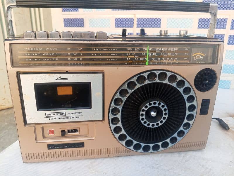 radio tape recorder National Panasonic 3 band 2