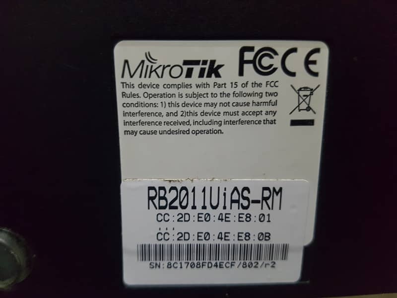 Mikrotik Routerboard RB2011uias-rm 2