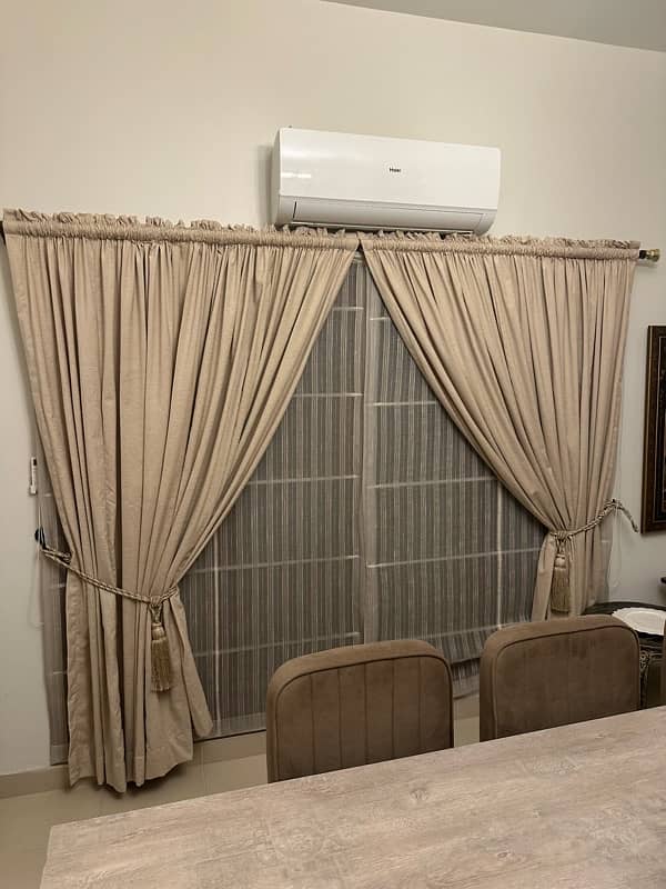 curtains and sheers for three same size windows 0