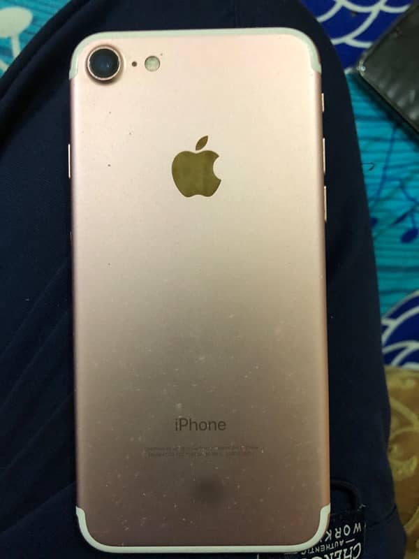 iPhone 7 used PTA APPROVED red gold for sale 2