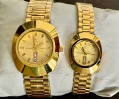 wrist watch pair couple