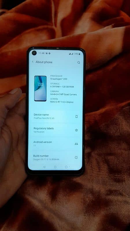 OnePlus N10 (6/128) 5g 0