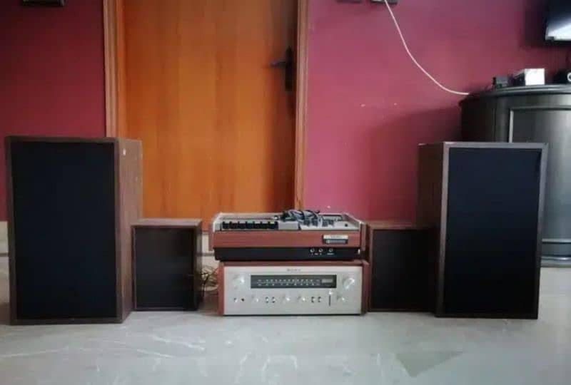 Sony Amp With Teac Player & Speakers 4