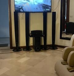 LG HT503TH 5.1Ch 500W DVD Tower Home Cinema System