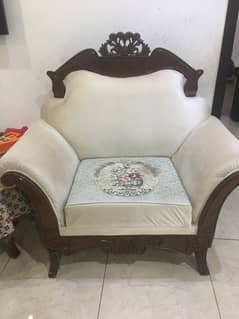 pure shisham wood solid chinioti sofa 6 seater 3+2+1