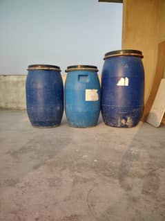 Urgent 2 Water Drums For Sale 120 L