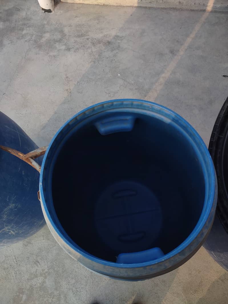 Urgent 3 Water Drums For Sale 120 L and 160 L 1