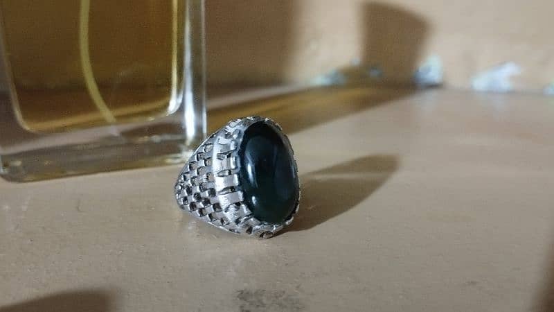 Nephrite Jade Ring for Gents (Gemstone) 1