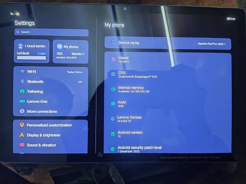 Xioaxin Lenovo Pad Pro 2022 | Gaming tab 1