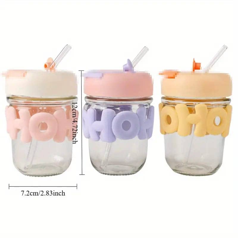 Straw cup with Glass 3