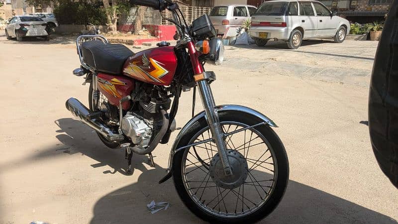 Honda CG 125 2021 Karachi number 2