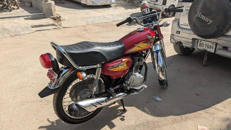 Honda CG 125 2021 Karachi number 4