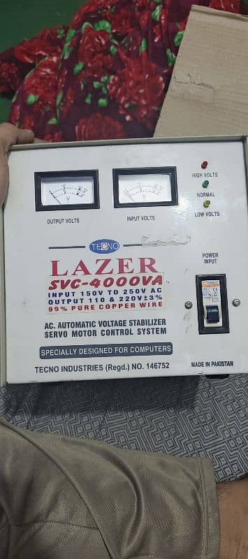 servo motor stabilizer 4000 Watts Pure Copper 0