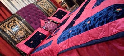 velvet silk bed set