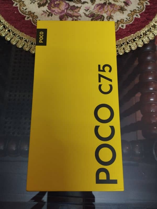 POCO C75 | Brand New Black | 1-Year Warranty | 33W Fast Charger 0