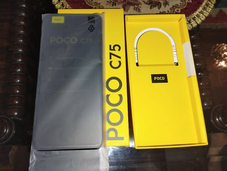 POCO C75 | Brand New Black | 1-Year Warranty | 33W Fast Charger 1