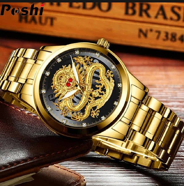 POSHI DRAGON quartz watch 0