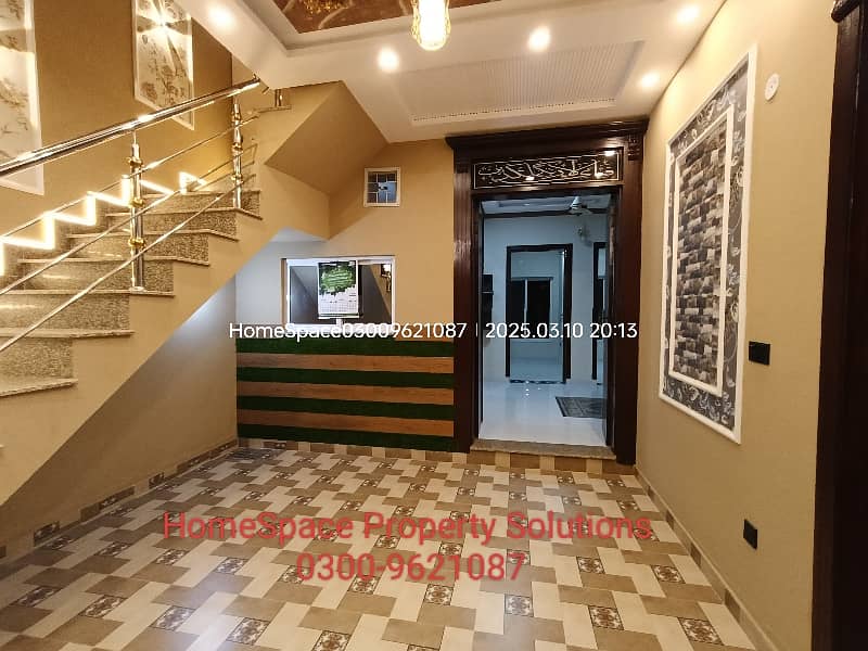 5 Marla Double story brand new house for Sale with Suzuki Alto Brand new Car in Edden boulevard LDA Approved Society College Road Lahore Near Wapda town 35