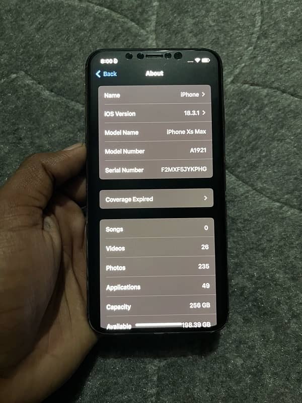 xs max 256 gb jv just back break golden color 4