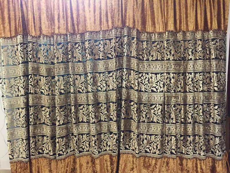 luxury imported fancy curtains | XL size | chiffon pallachi curtains 4