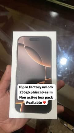 Iphone 16 pro 256gb