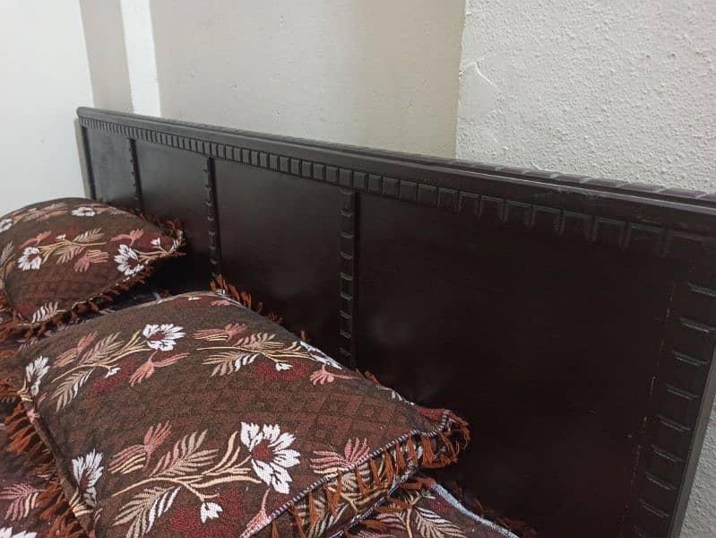 Bed 2 side table and 8 inch spring master mattress 1