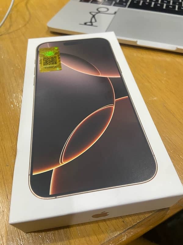 iphone 16pro max 256Gb  with Official PTA approved 2