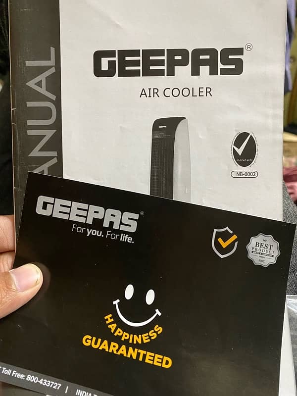 GEEPAS air cooler 9