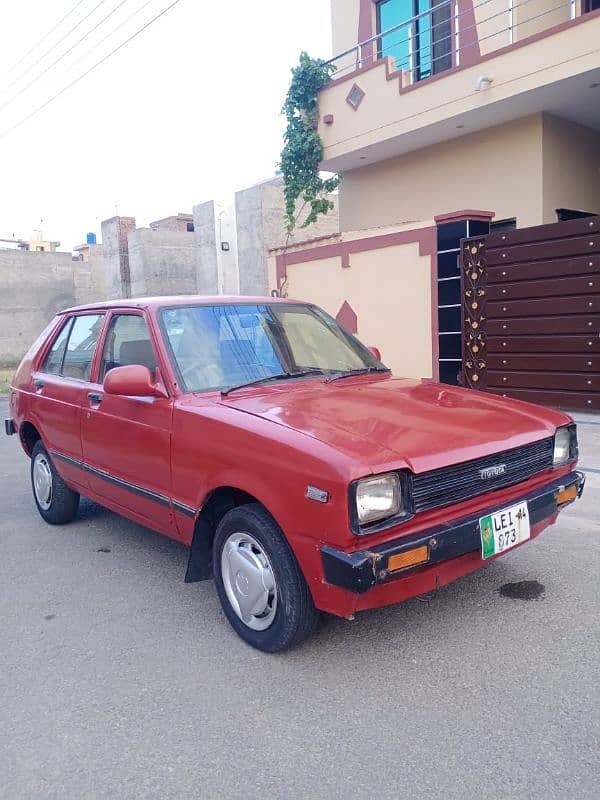 Toyota Starlet 1988 only contact 03191017033 phone+wattapp 1