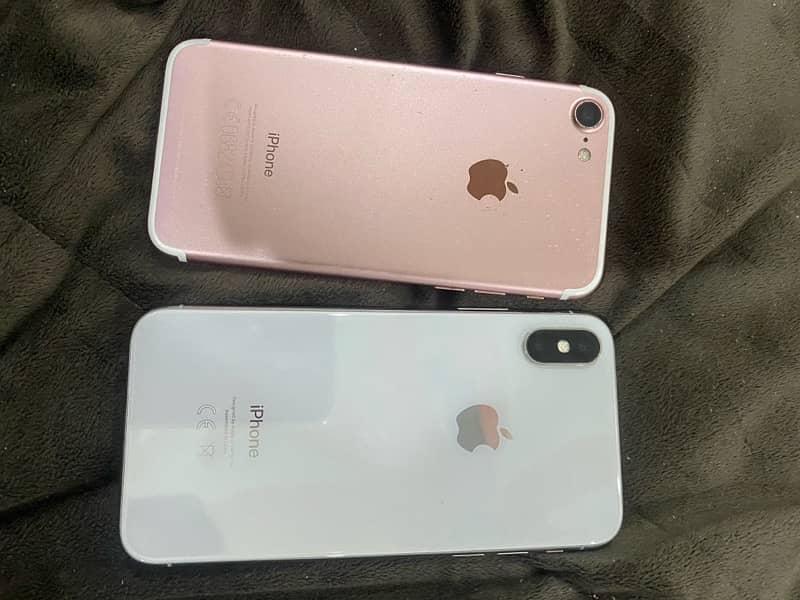 iphone x and 7 both for sale only for 34k 0