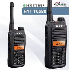 New HYT TC 580 Walkie Talkie Professional Two way Wide Band Radio 1Pcs